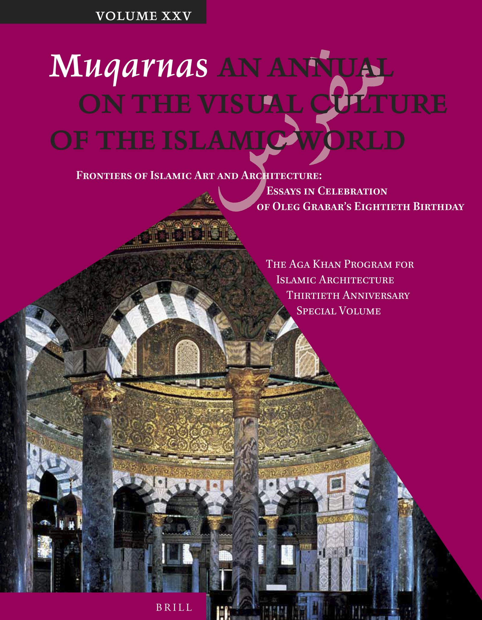 Book cover image for Muqarnas, Volume 25 ISBN: 9789004259461